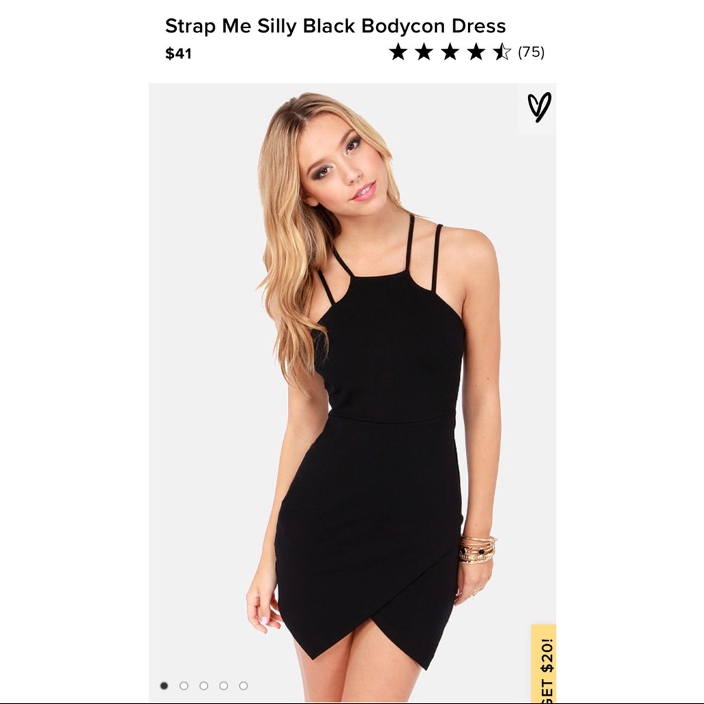 Lulu’s Black Bodycon Dress